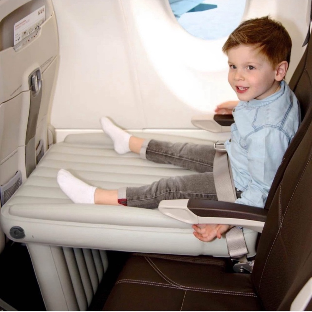 Flyaway - Inflatable Airplane Travel Bed for Kids
